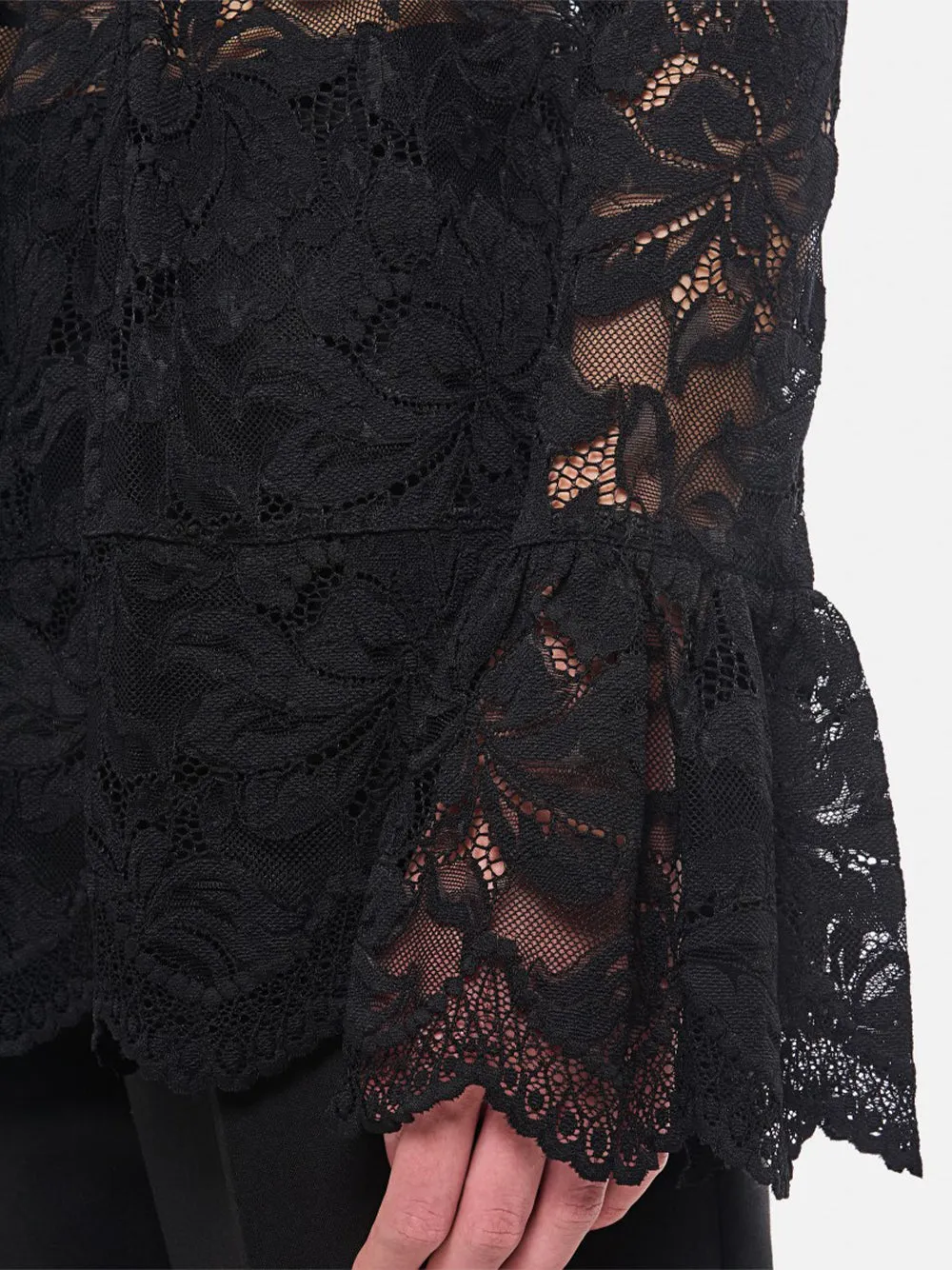Top Top Long Sleeves Black