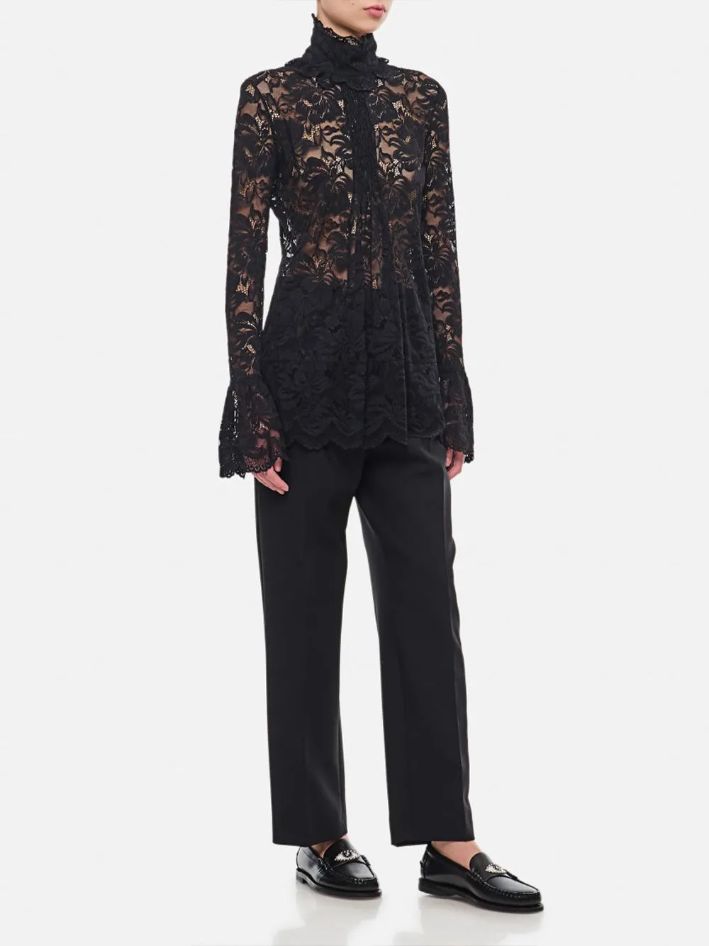 Top Top Long Sleeves Black