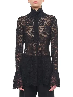 Top Top Long Sleeves Black