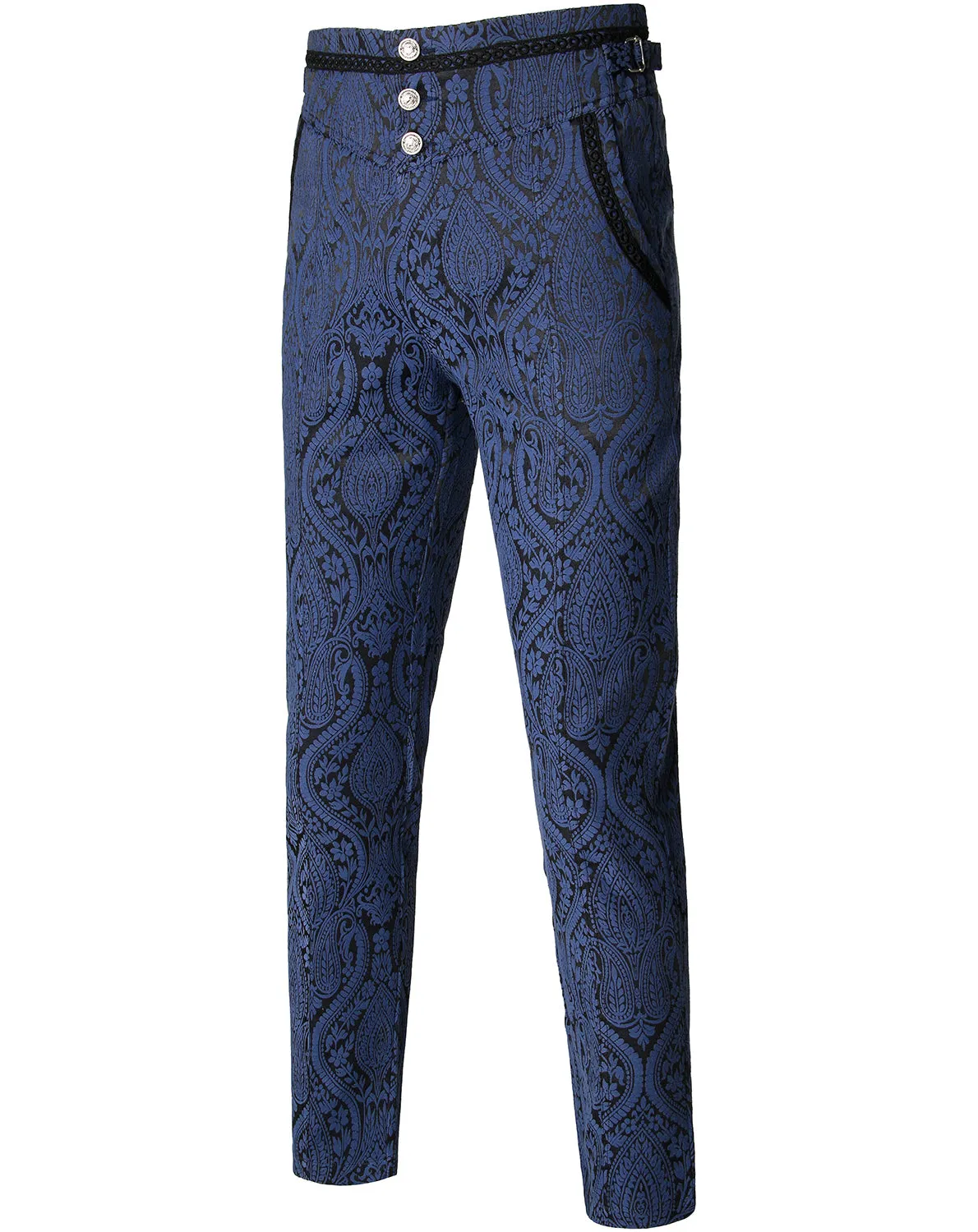 VATPAVE Mens Gothic Pants Cosplay Costume Trousers Steampunk Victorian Pants