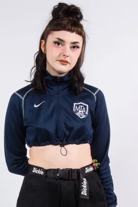 Vintage Nike 1/4 Zip Cropped Tracksuit Jacket