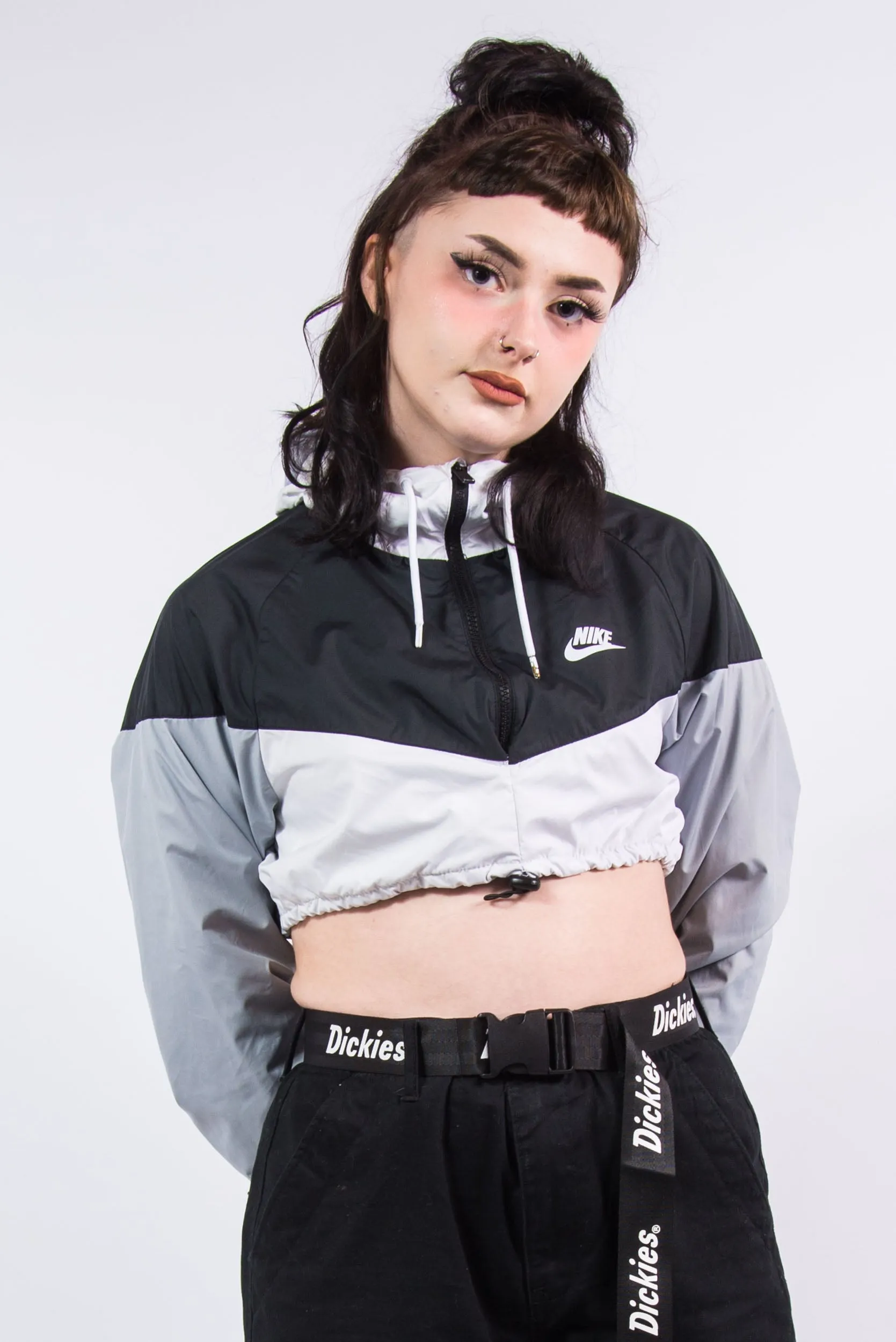 Vintage Nike Cropped Shell Tracksuit Jacket