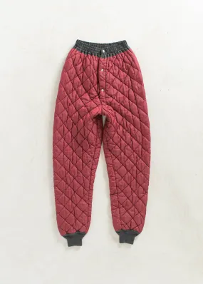 Vintage Quilted Liner Pants Size 3XS/2XS