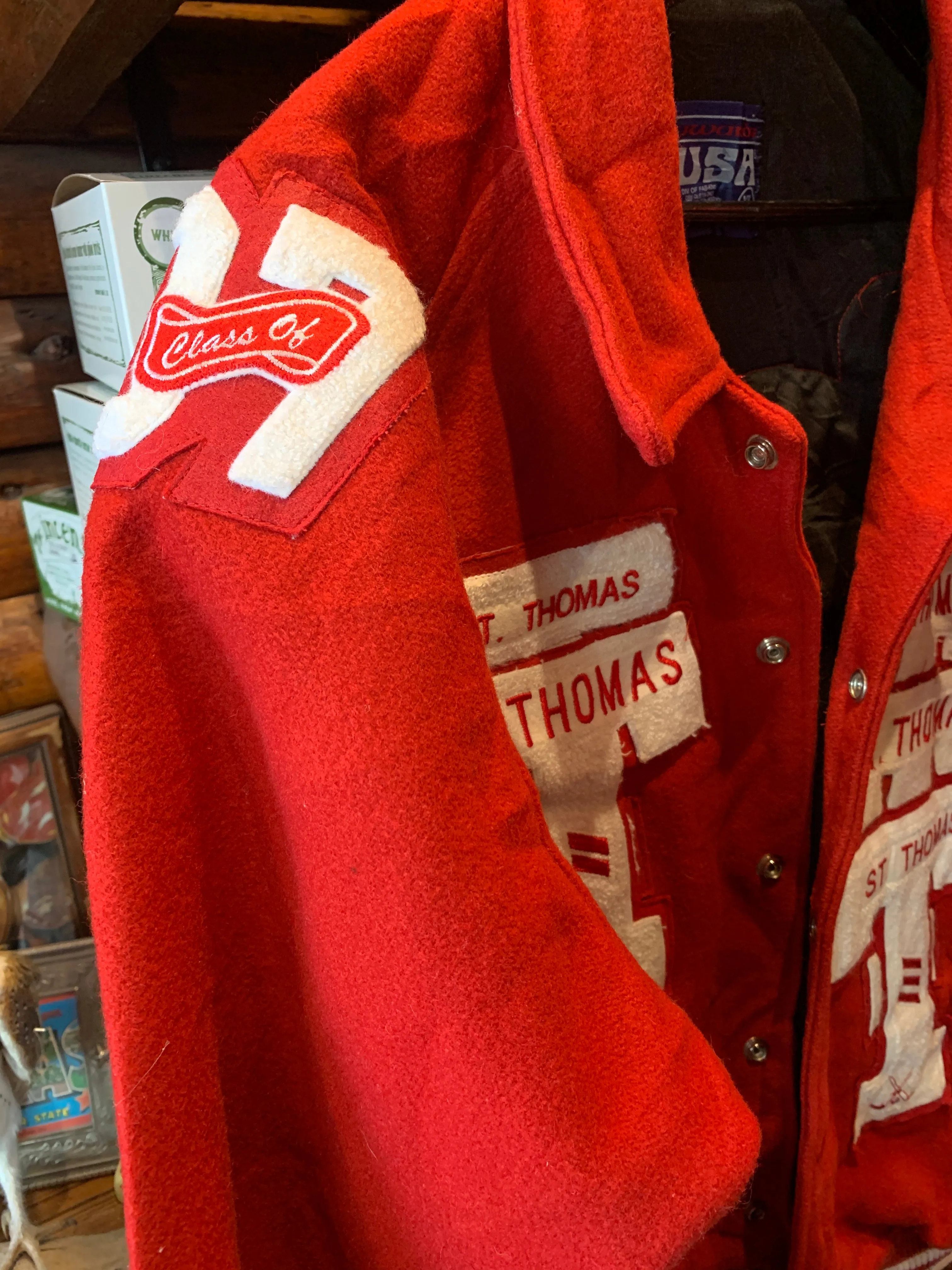 Vintage St. Thomas Texas College Jacket, Circa 2005-2007. XL. FREE POSTAGE