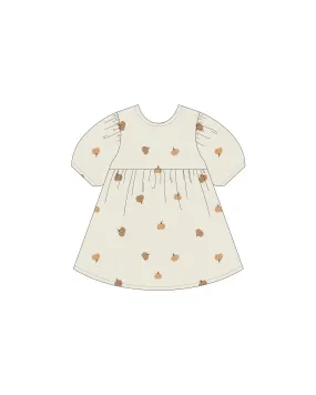 Waffle Babydoll Dress - Pumpkins