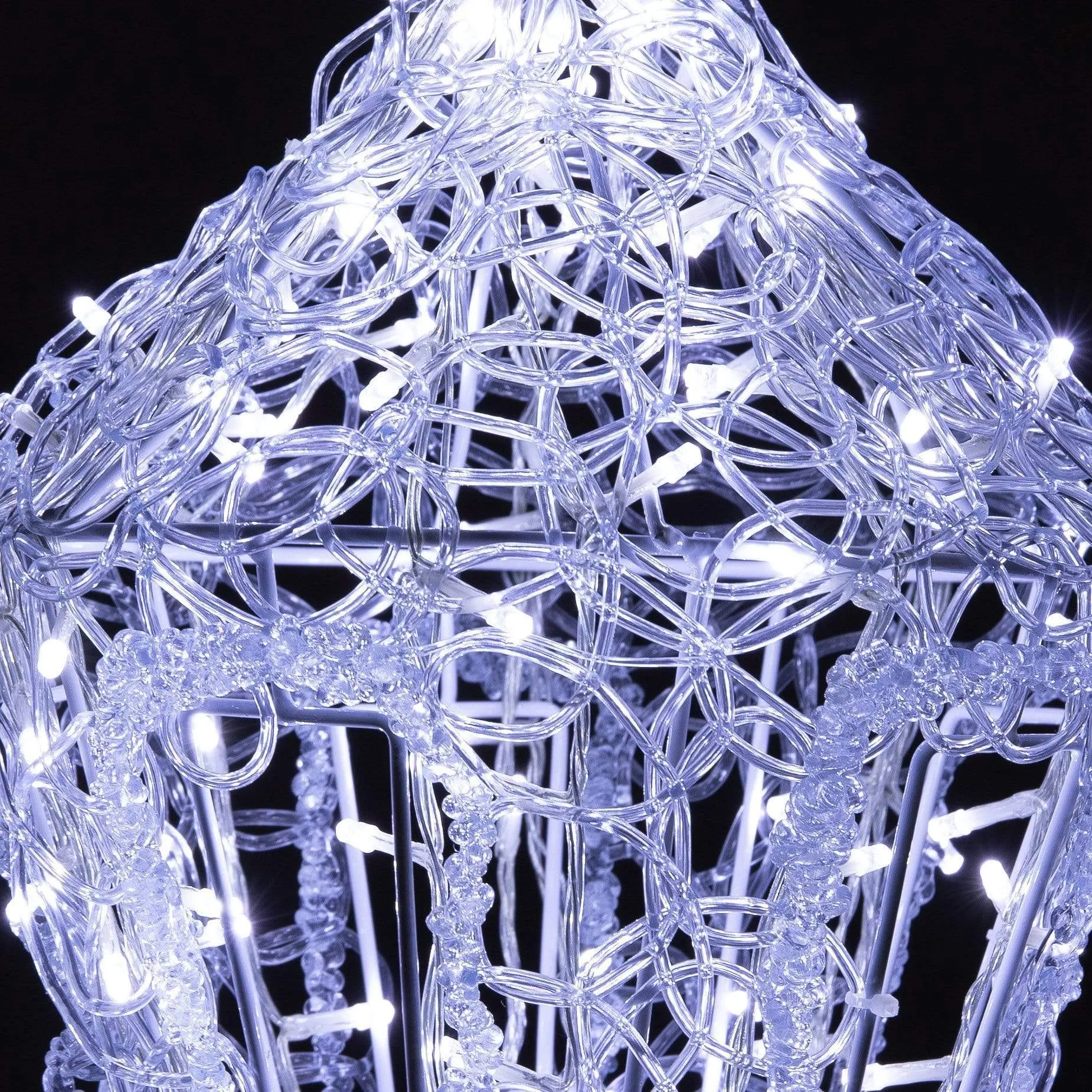 White 40cm Lantern