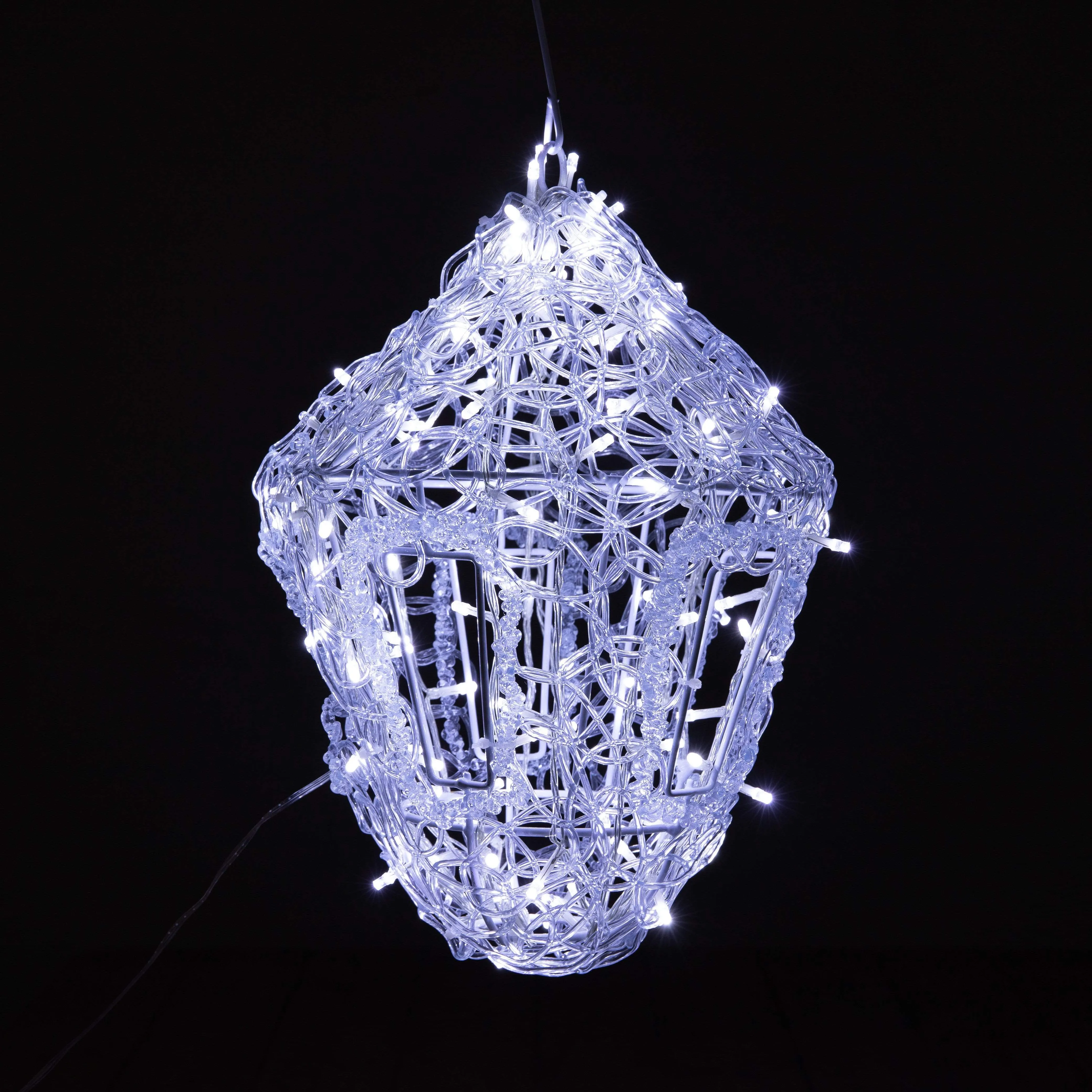 White 40cm Lantern