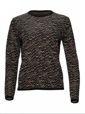 Yal Chevron Knit Top